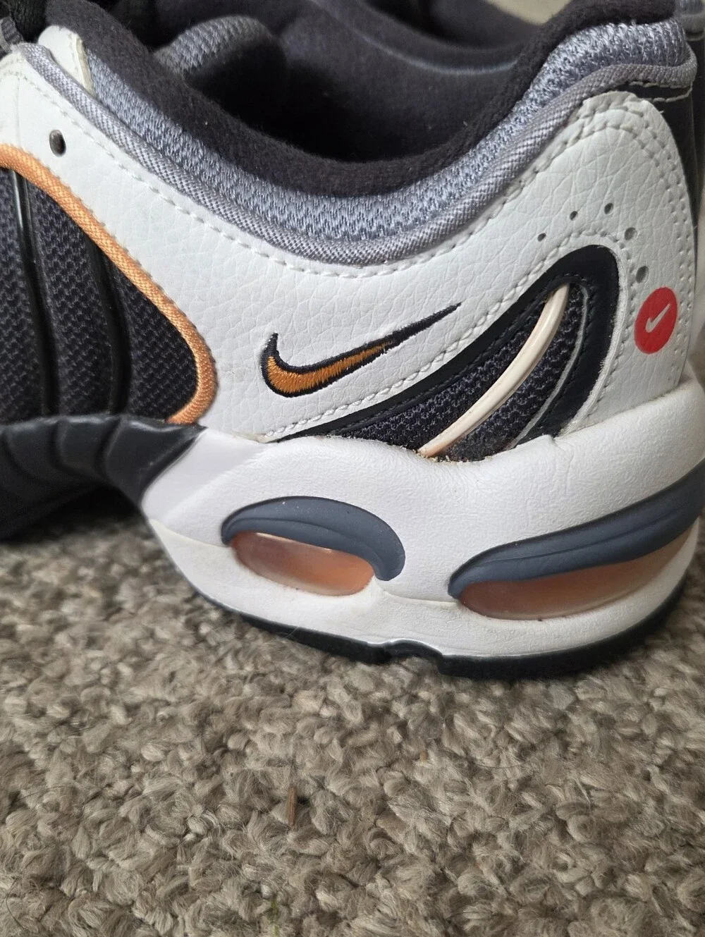 Nike Air Max BQ9810-001 Tailwind IV (GS)Metro Grey Resin White 5Y /Womens 6.5/7
